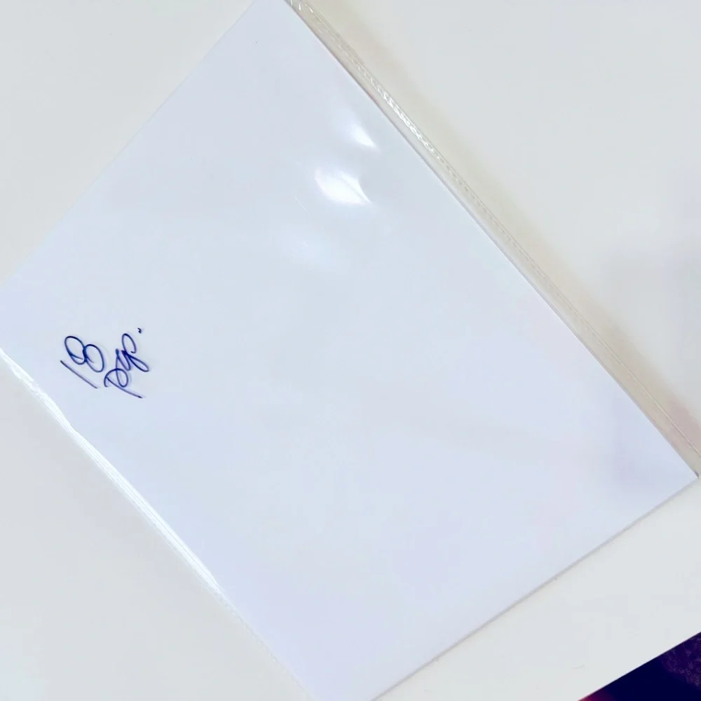 White Silk Matte Thick Heavy Card Stock Paper Inkjet Printer 8.5”x11” - 18 Pages